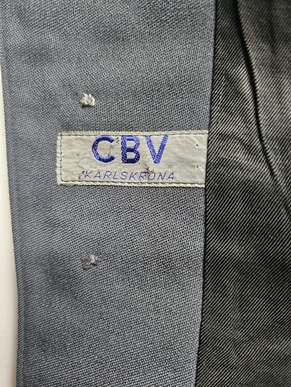 Swedish 1960s Army CBV Karlskrona M60 Dress Jacket w/ 3 Crown Buttons Size L - Picture 8 of 8
